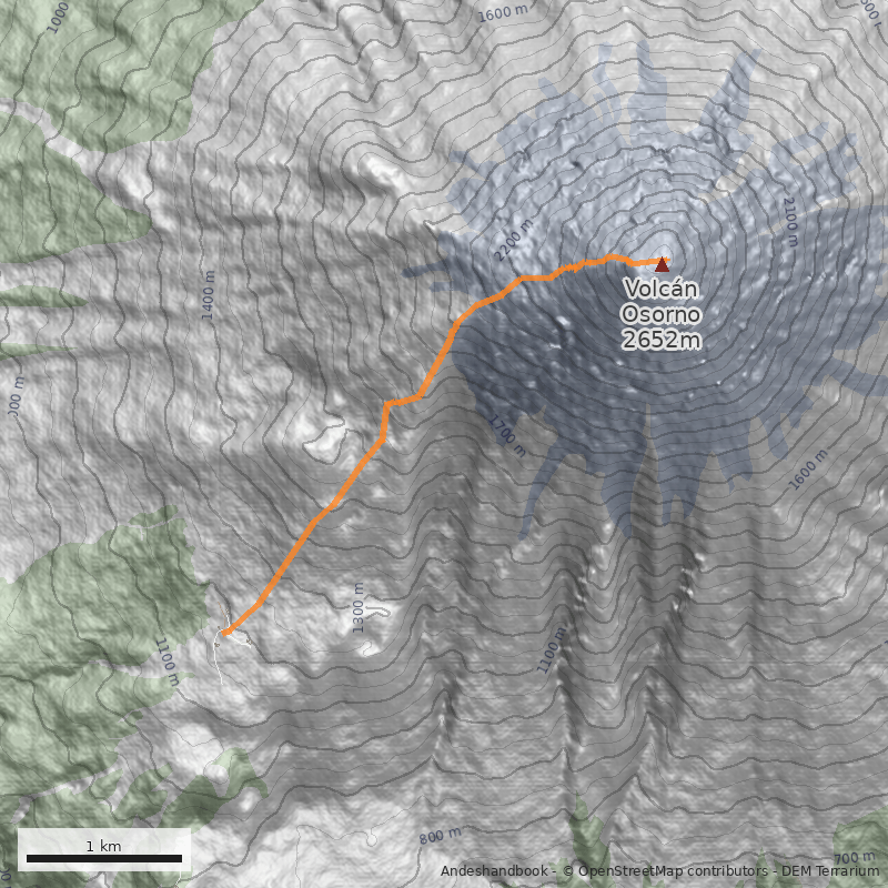 Mapa Normal Ladera Oeste