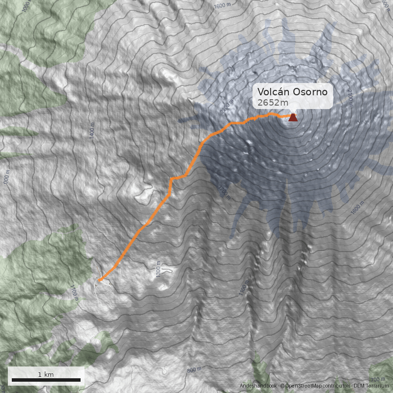 Mapa Normal Ladera Oeste