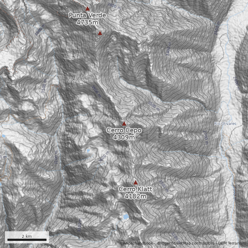 Mapa Arista Norte
