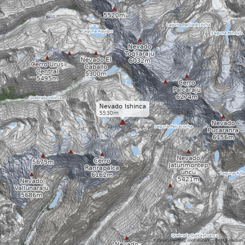 Mapa Normal Arista NE