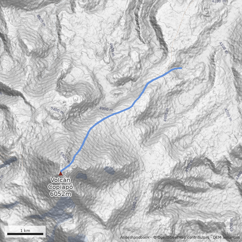 Mapa Canalón Noreste