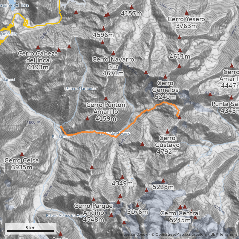 Mapa Ruta de Evelio