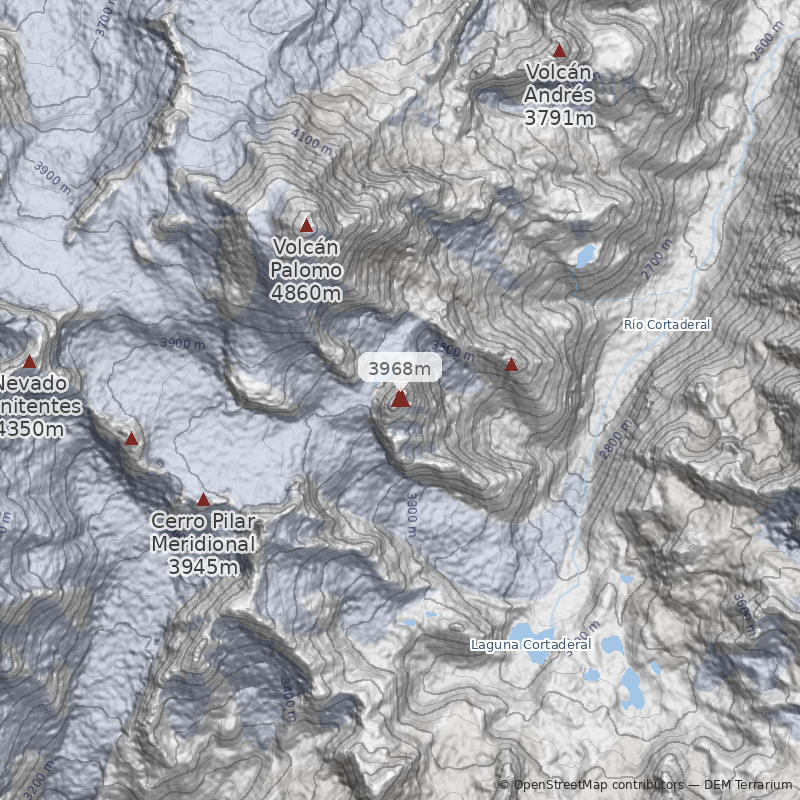 Mapa Canalón Central