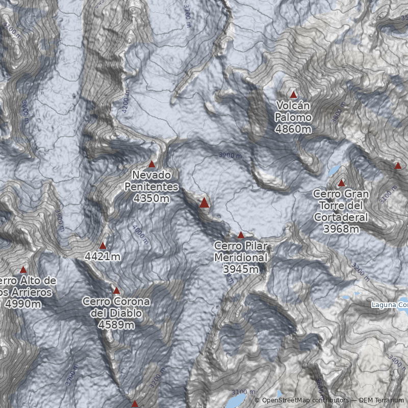 Mapa Canalón del Conejo Playboy.