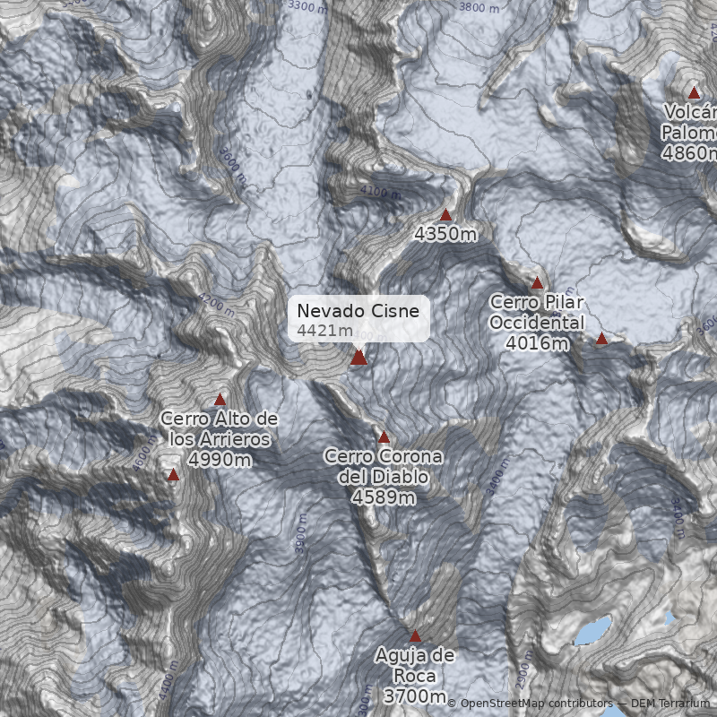 Mapa Arista Suroeste