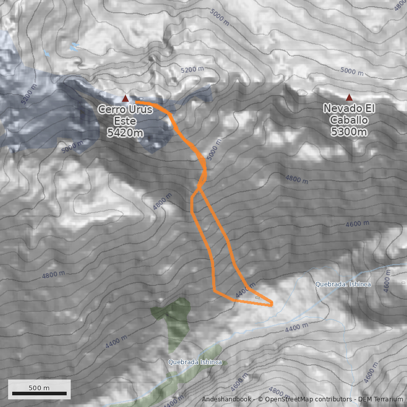 Mapa Normal Cumbre Este