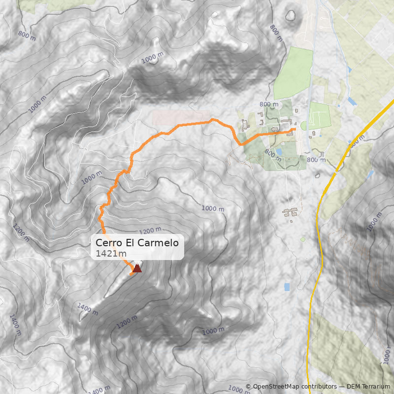 Mapa Desde Santuario