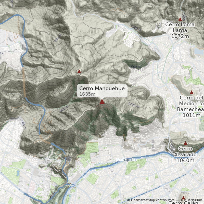 Mapa Cara Norte por Los Trapenses-La Dehesa
