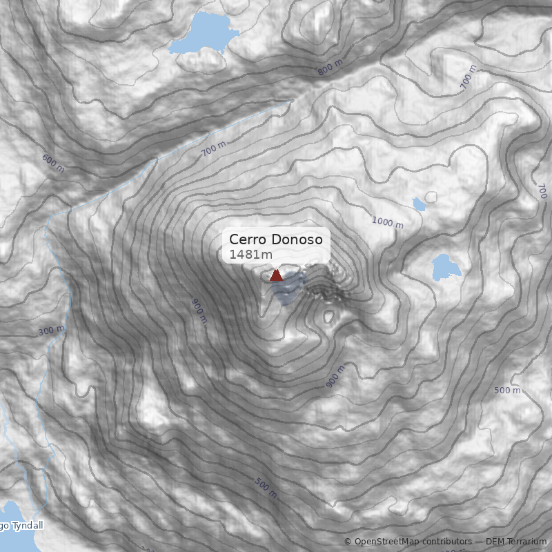 Mapa Paine Desconocido