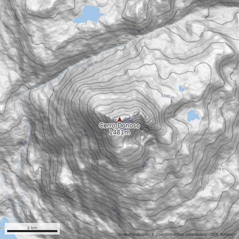 Mapa Paine Desconocido
