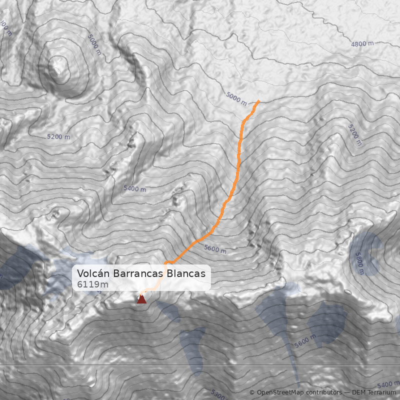 Mapa Directa Arista Norte