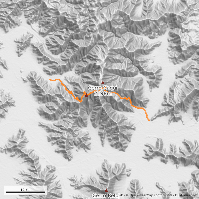 Mapa Travesía del Grat