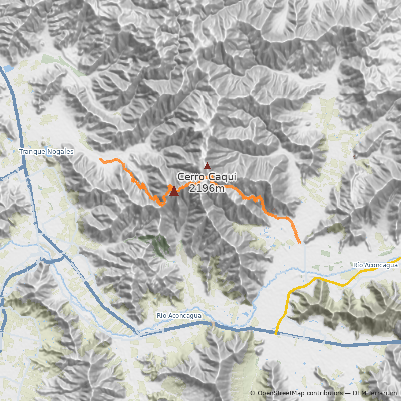 Mapa Travesía del Grat