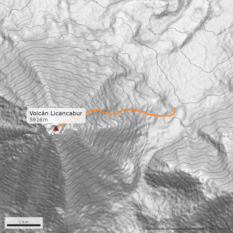 Mapa Noreste (ruta Inca)