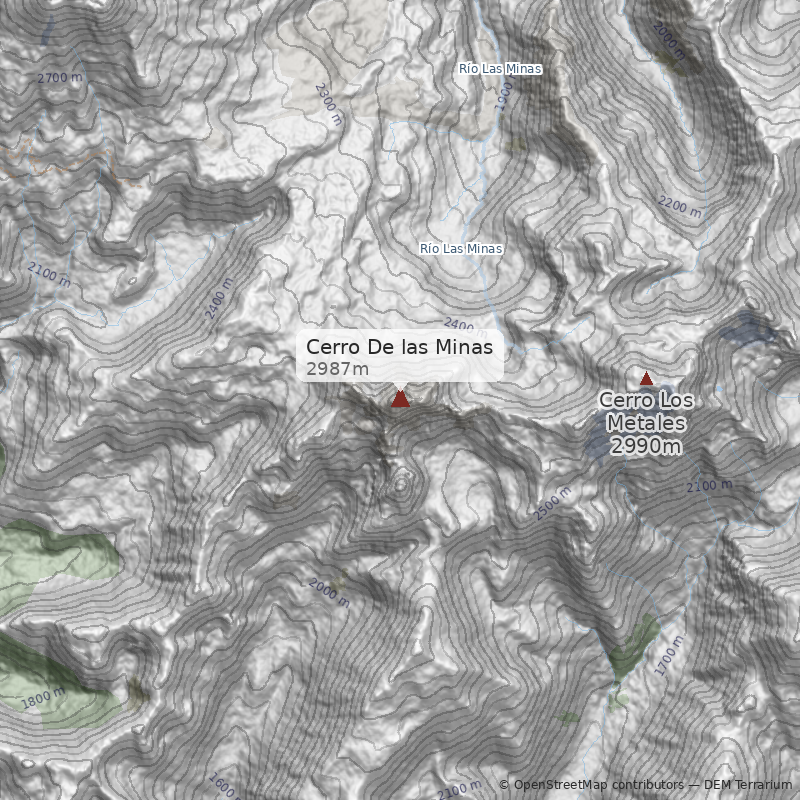 Mapa Cara Este desde Aguas Calientes