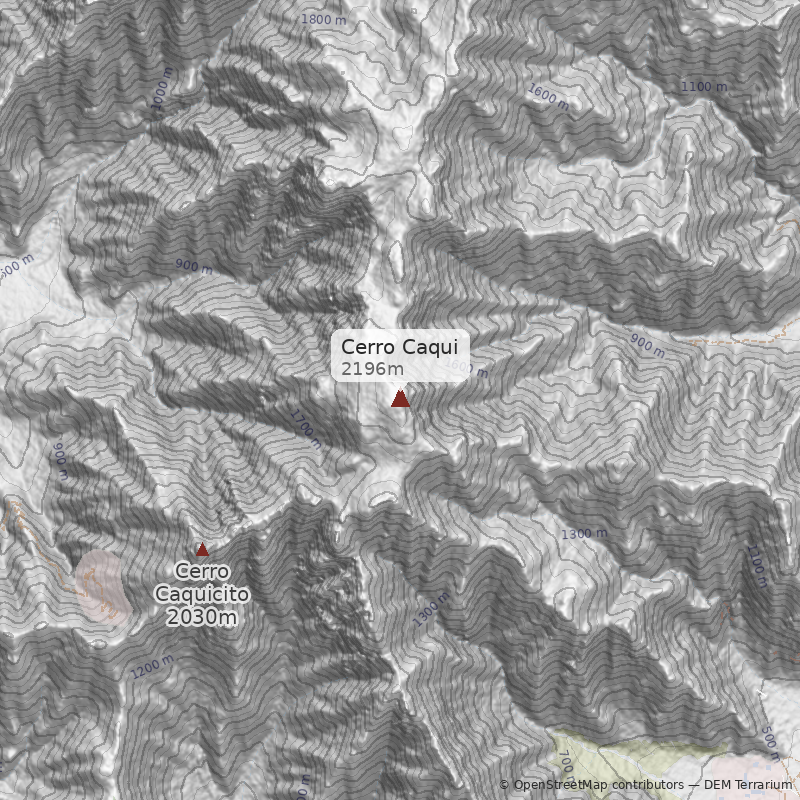 Mapa Cara Este desde Catemu