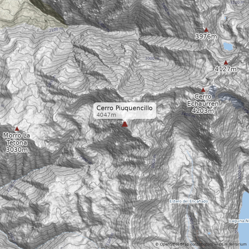 Mapa Cumbre Norte - Canaleta Chica