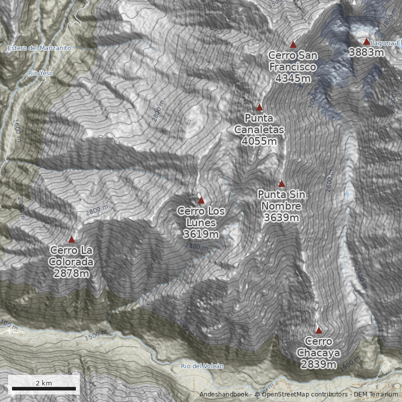 Mapa Cara Sureste