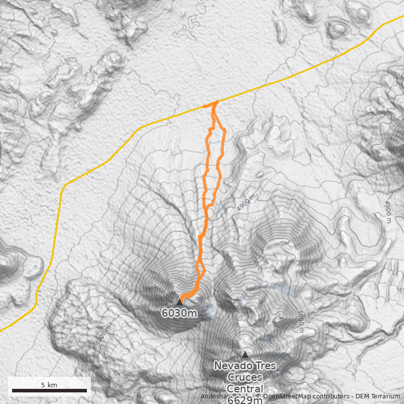 Mapa Cara Norte