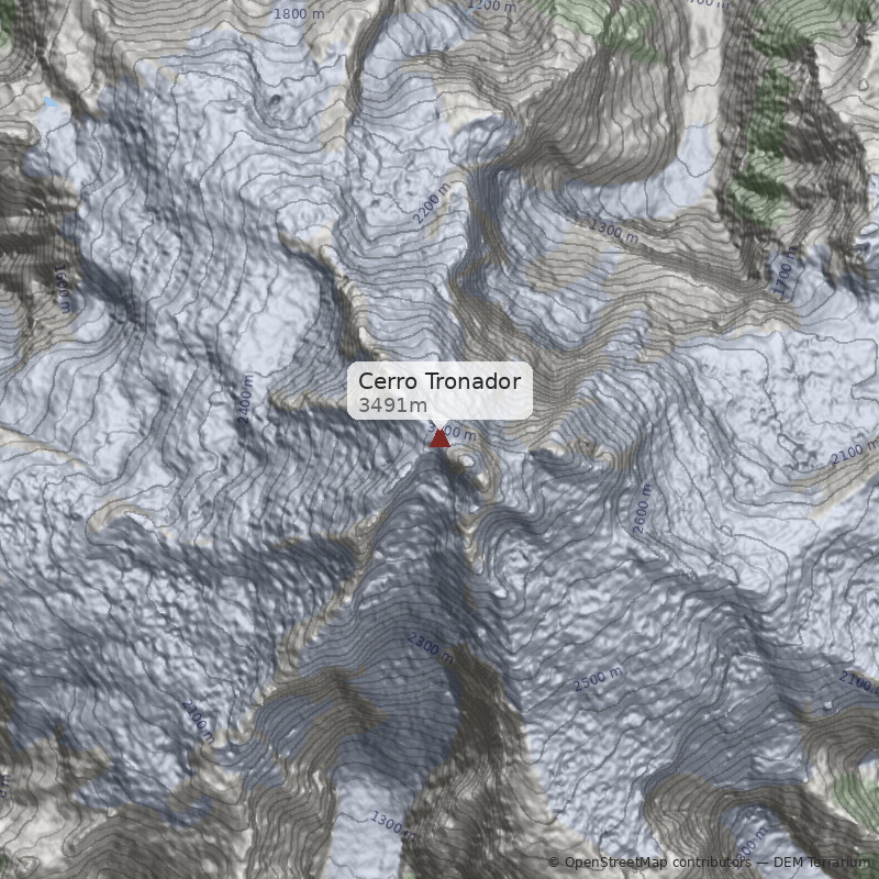 Mapa Ruta Claussen - desde Pampa Linda