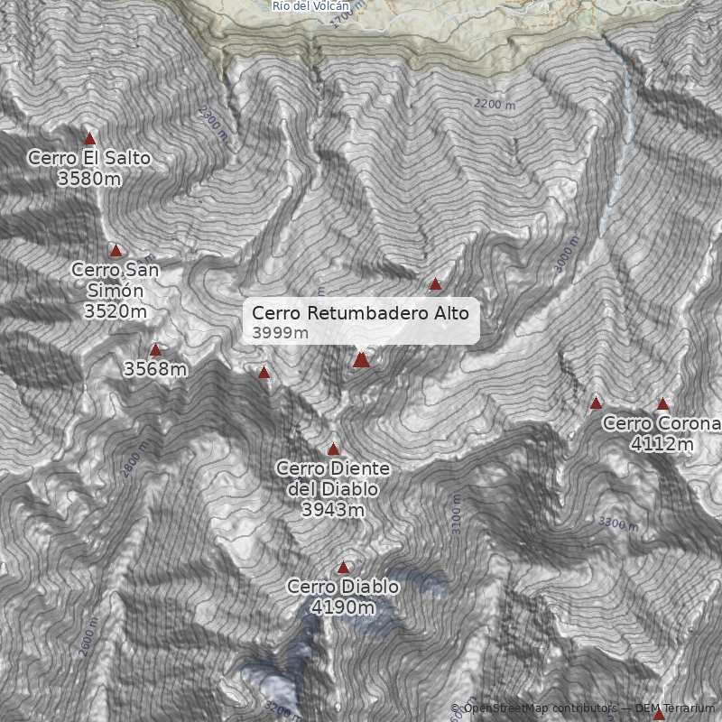 Mapa Ruta Normal - Filo Norte