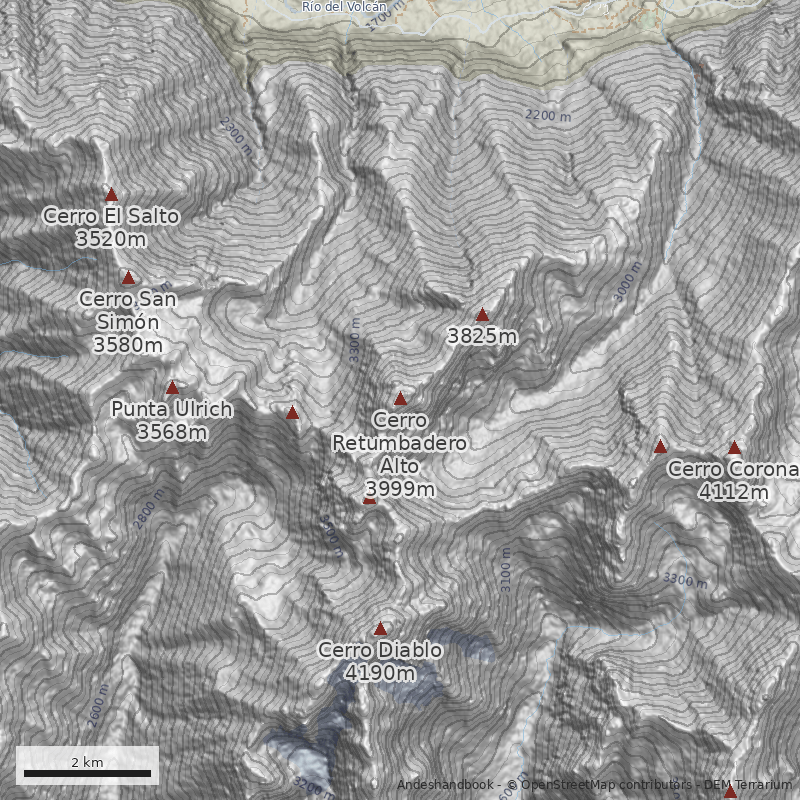 Mapa Ruta Normal - Filo Norte