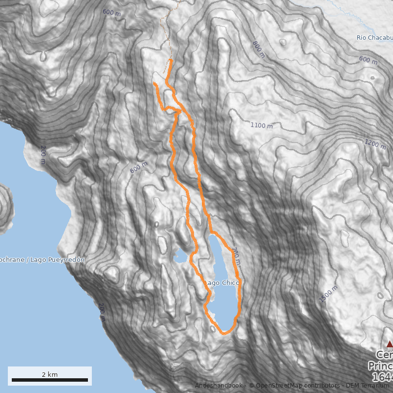 Mapa Lago Chico
