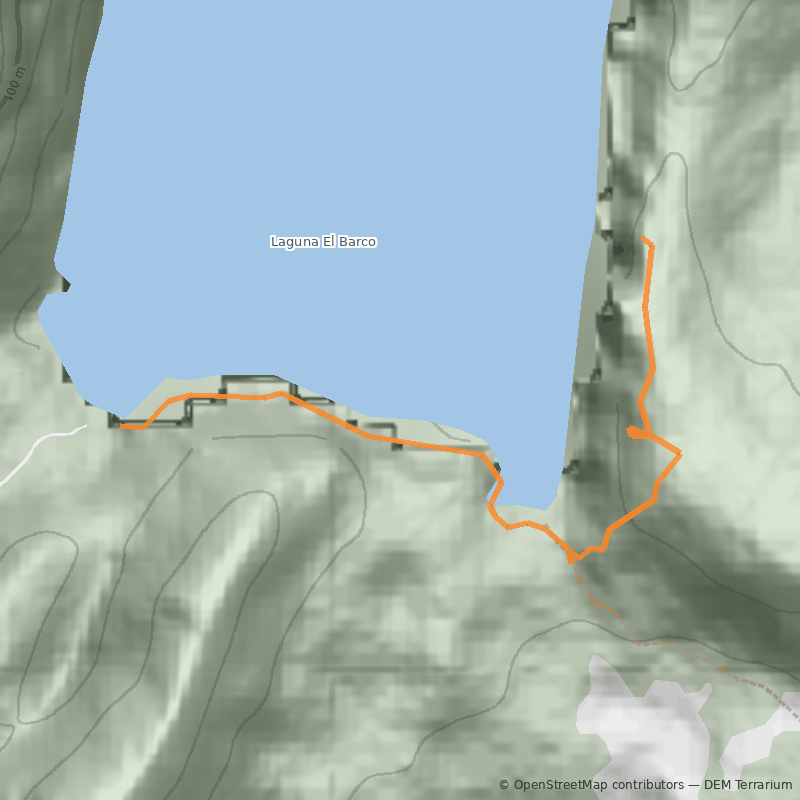 Mapa Mirador El Barco
