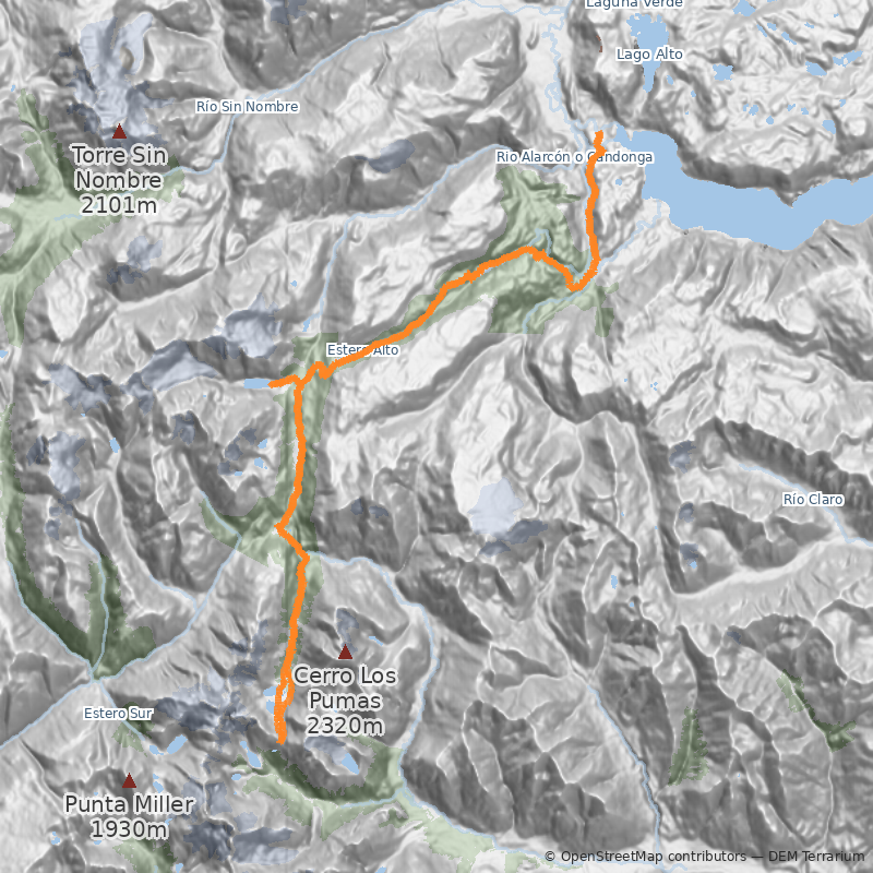 Mapa Mirador Torres del Avellano