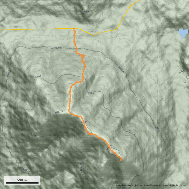 Mapa Cerro Panguinal