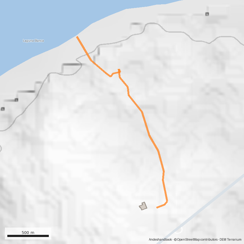 Mapa Paseo de la Laguna