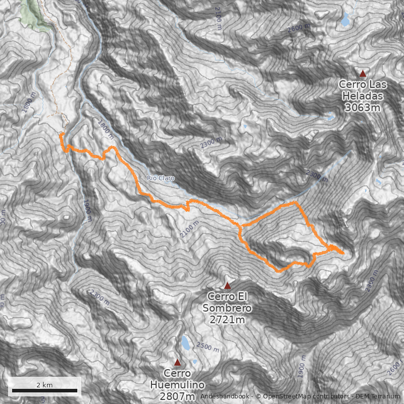 Mapa Lagunas Carne Podrida