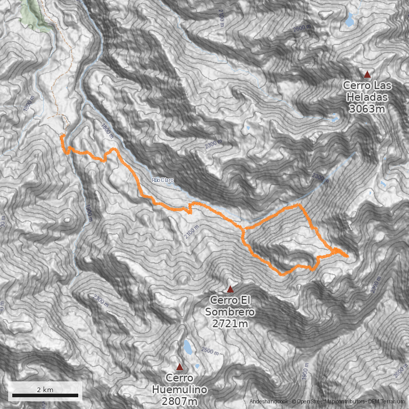 Mapa Lagunas Carne Podrida