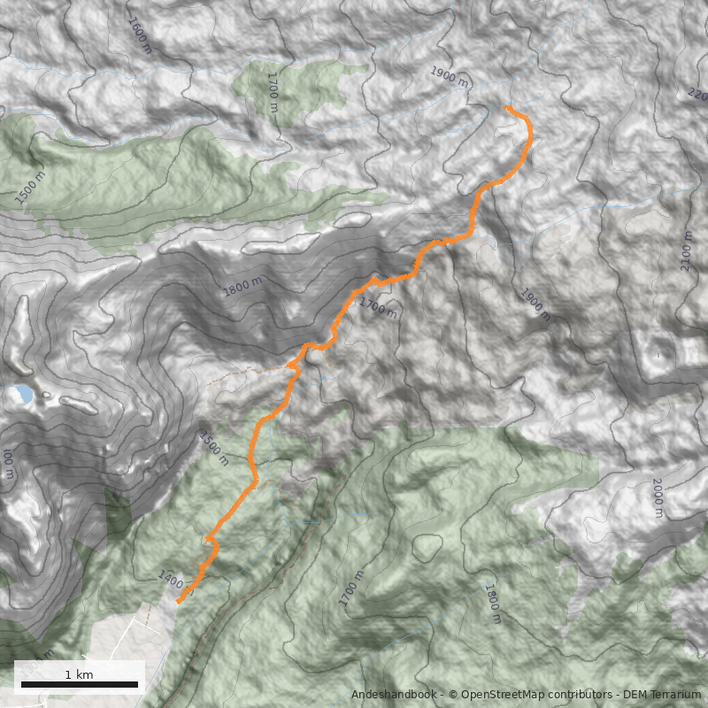 Mapa Ruinas Refugio Waldorf