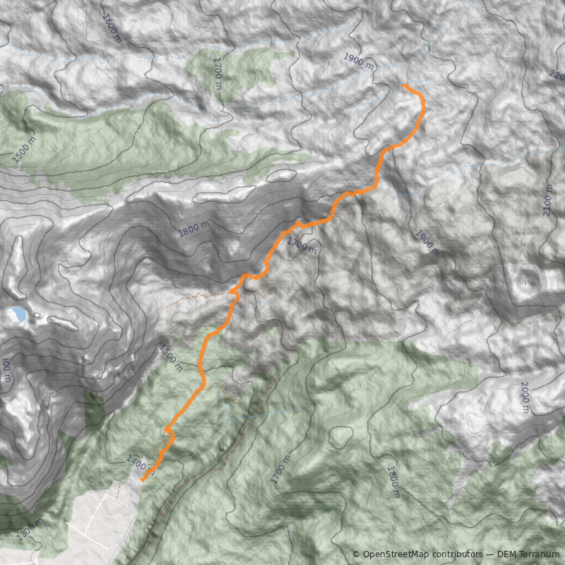 Mapa Ruinas Refugio Waldorf