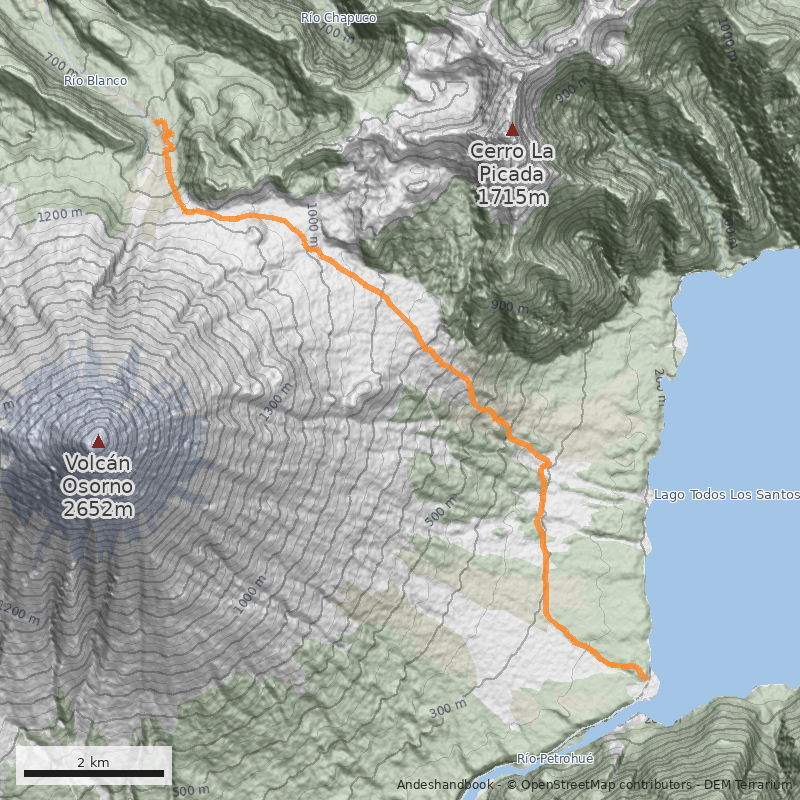 Mapa Paso Desolación