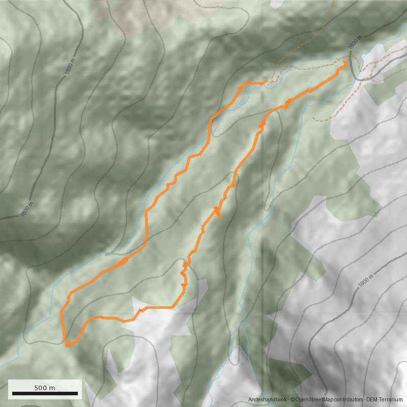 Mapa La Vuelta de los Digüeñes