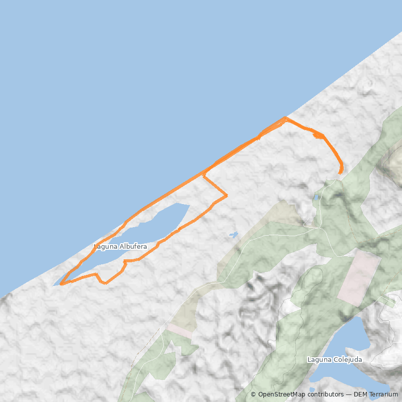 Mapa Laguna Albufera