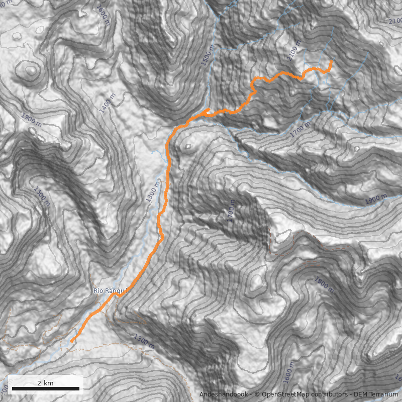 Mapa Termas de Pelehue