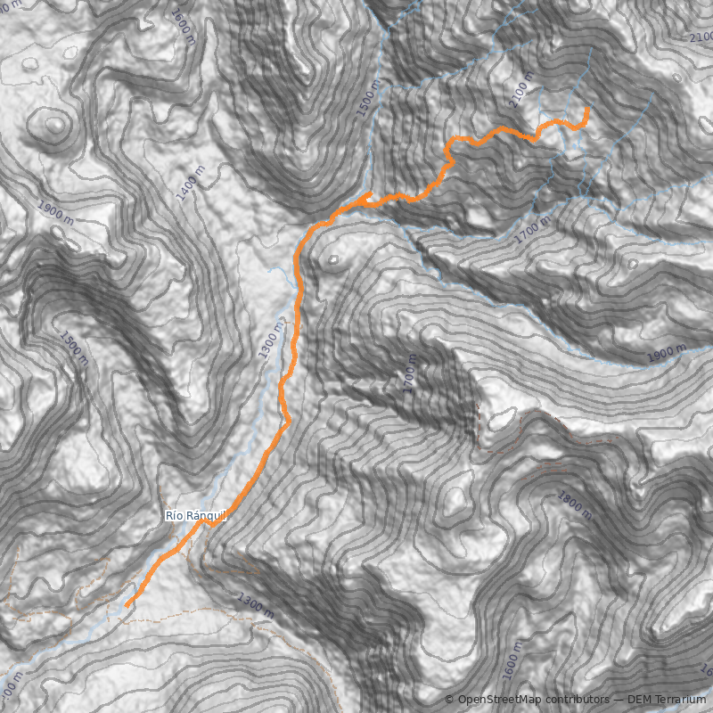 Mapa Termas de Pelehue