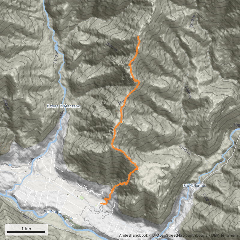 Mapa Lomas del Olivillo 