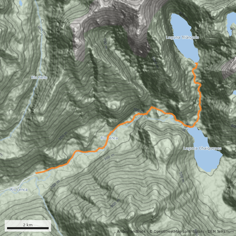 Mapa Laguna Triángulo