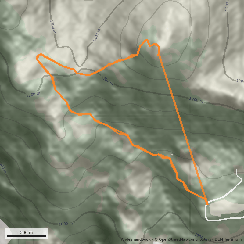 Mapa Cerro Manquehuito