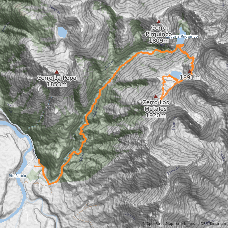 Mapa Laguna de los Patos