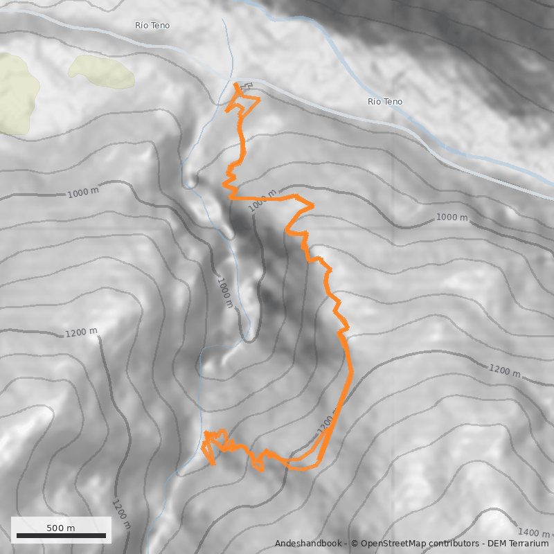Mapa Cascada Favio