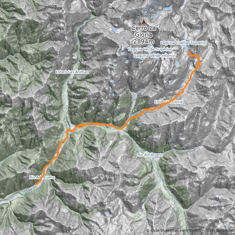 Mapa Lagunas Cuellar