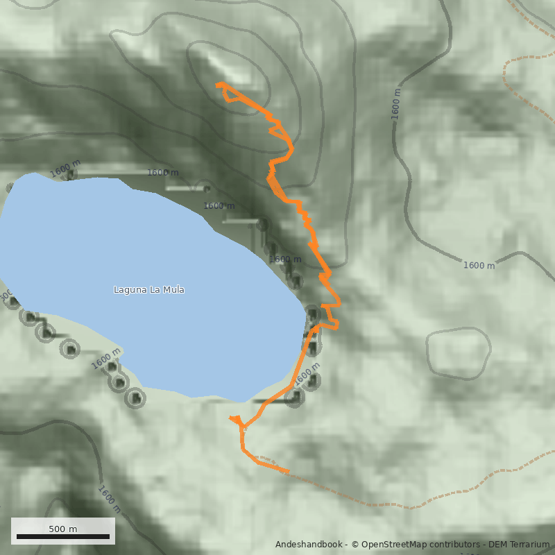 Mapa Ygül Mahuida (Vuelta del cerro)