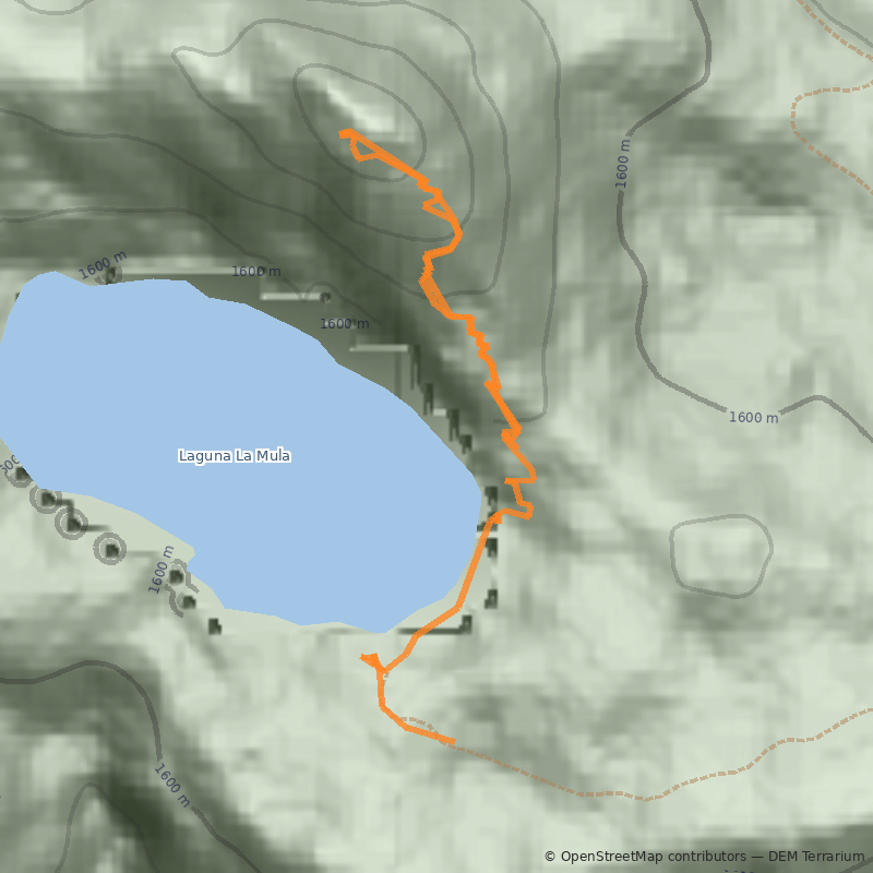 Mapa Ygül Mahuida (Vuelta del cerro)