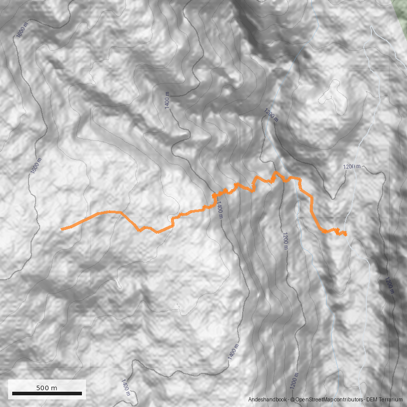 Mapa Mirador de los Volcanes