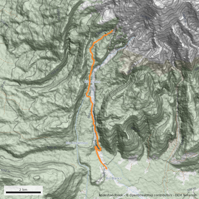 Mapa Refugio Volcán Calbuco